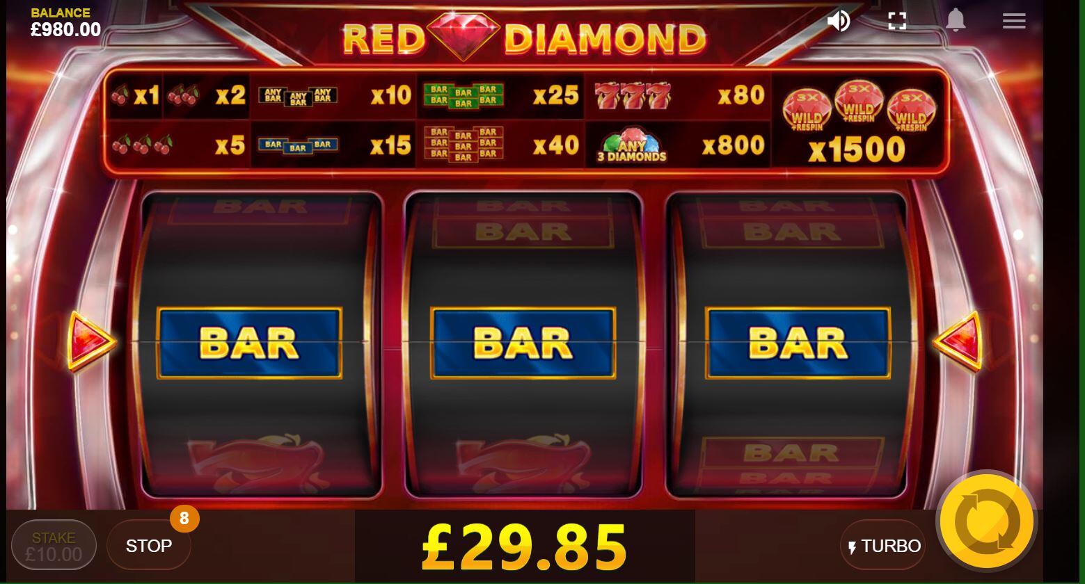 red diamond slot oyunu nasil oynanir